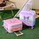 Sanrios Children's Suitcase Variable Pattern Kittys Kuromi Cartoon Trolley Case Students Cinnamoroll Password Box Boarding Case