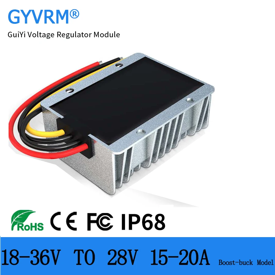 DC-DC Power Conventer 18-36V zu 28V Spannungsregler 20V 24V 30V zu 28V 1A 2A 10A 15A 20A Automatischer Spannungsreglerkonverter Image