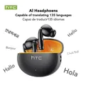 Auricolari Bluetooth V6.0 HTC NE29 Auricolari traduttore AI Cuffie sportive OWS Comode cuffie wireless ultraleggere nell'orecchio