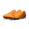 Fußballschuh PUMA "ATTACANTO II FG/AG", Gr. 44, heat fire, puma schwarz, Synthetik, bedruckt, sportlich, Schuhe, für Rasenplätze