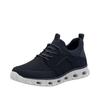 Slip-On Sneaker RIEKER SPORT, Herren, Gr. 47, blau (dunkelblau), Lederimitat, Textil, unifarben, sportlich, Schuhe, Freizeitschuh, Halbschuh, Slipper mit Anziehlaschen