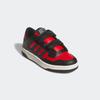 Klettschuh ADIDAS SPORTSWEAR "RAPID COURT KIDS", Gr. 32, core schwarz, collegiate rot, core weiß, Synthetik, sportlich, Schuhe