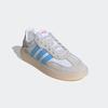 Sneaker ADIDAS SPORTSWEAR, Gr. 47, cloud weiß, semi blau burst, semi impact orange, Leder, Textil, sportlich, Schuhe, Design auf den Spuren des adidas Handball Spezial