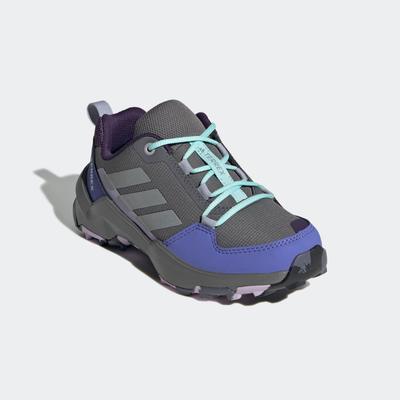 Wanderschuh ADIDAS TERREX "TERREX AX4R", Kinder, Gr. 34, grau four, matte silber, semi flash aqua, Textil, Synthetik, sportlich, Schuhe Image
