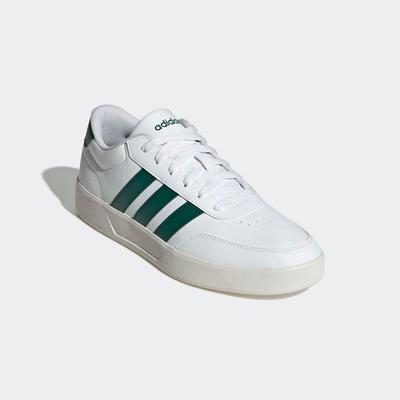 Sneaker ADIDAS SPORTSWEAR "BREAKNET 3.0", Gr. 40, cloud weiß, collegiate grün, core weiß, Synthetik, sportlich, Schuhe Image