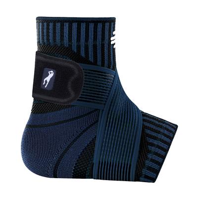 Sprunggelenkbandage BAUERFEIND "Sports Ankle Support links", Herren, Gr. XXL, blau (navy), Obermaterial: 57% Baumwolle, 41% Polyester, 2% Elasthan, Bandagen