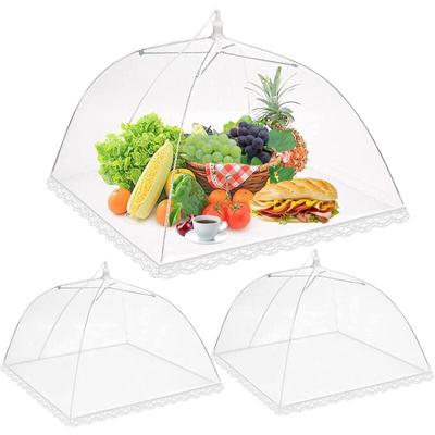 Lebensmittel-Cloches, Lebensmittelzelt, 3-teilig, faltbare Netz-Lebensmittelabdeckung, Image