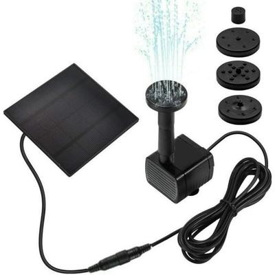 Solar-Brunnenpumpe, BR-Vie Solarpanel-betriebene Wasserspielpumpe für Teich, 180 l/h Image