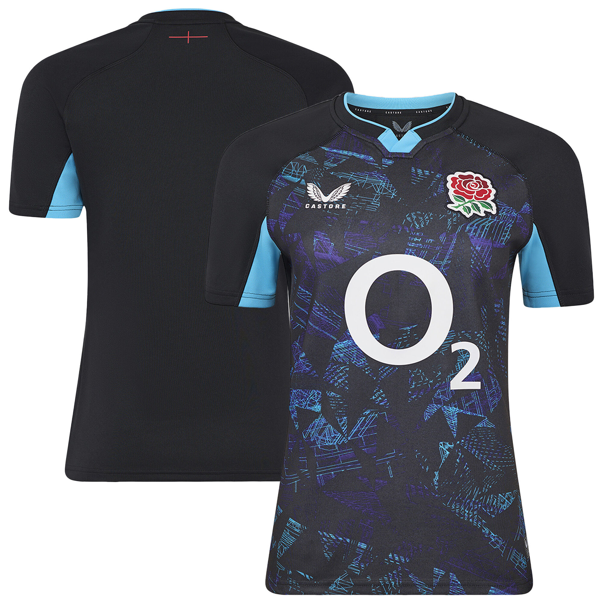 England Rugby Alternate Replika-Trikot 2025/26 – Schwarz – Damen Image