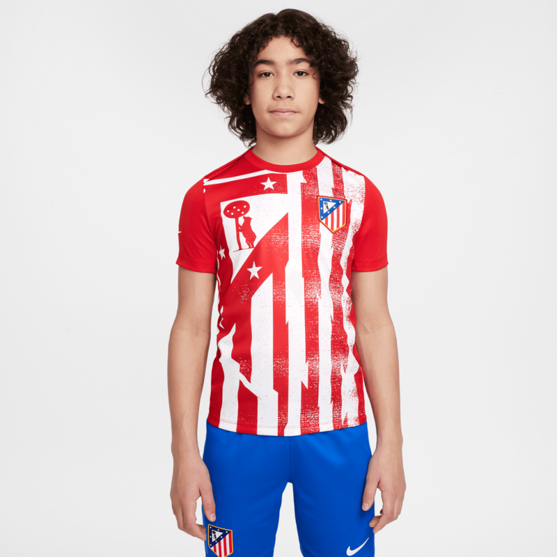 Atlético de Madrid Nike Pre Match Trikot - Rot - Kinder Image