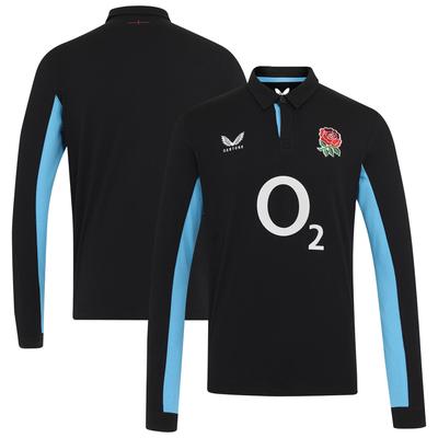 England Rugby Alternate Classic Langarmtrikot 2025/26 – Schwarz – Herren Image
