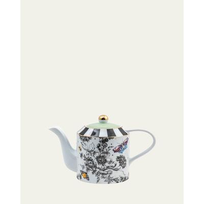 MacKenzie-Childs Butterfly Toile Teapot