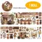 Etori Life67mm*2m Kaffee Nachmittagstee PET-Klebeband Aufkleber für Laptop Gepäck Handyhüllen Diy Dekor Handtasche Aufkleber Graffiti