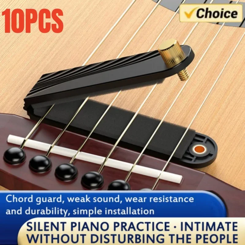 Praktische Gitarre Schalldämpfer Mute Pad Folk Gitarre Hause Praxis Schalldämpfer Musikinstrument Zubehör Gitarre Schalldämpfer für Gitarrist Image