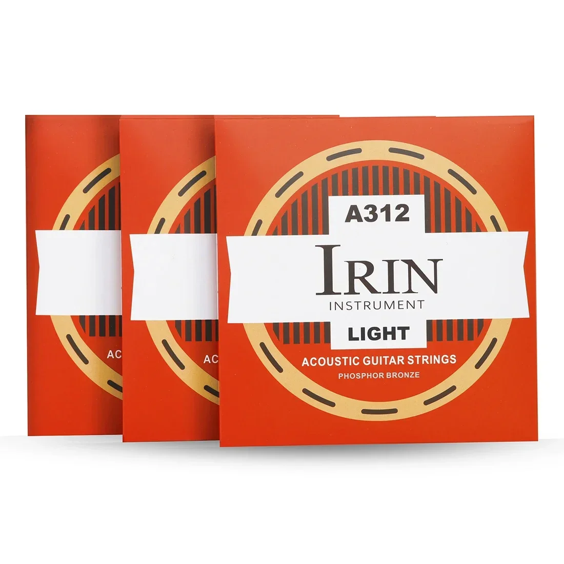 IRIN A312 Folk Gitarre Saiten Sechseckige Legierung High Carbon Stahl Phosphor Bronze Akustische Gitarre Saiten Gitarre Teile Langlebig Image