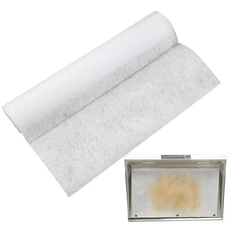 Küchenölfilterpapier, Vliesstoff, saugfähiges Papier, 46 cm x 5/10 m, Anti-Öl-Baumwolle, Hühnerfilter, Flaschenwerkzeuge für die meisten Dunstabzugshauben Image