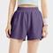 Damen Einfarbig Laufshorts Tennishose 1 Stück Kurze Hose Sportlich Breiter Bund Reduziert Reibung Elastisch Fitness Berufs Tennis Laufen Fitness Shorts Schwarz Purpur Khaki Spandex Tennisbekleidung
