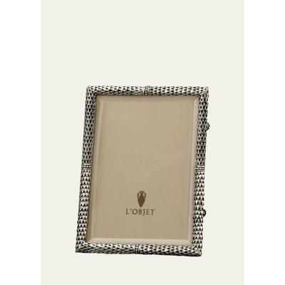 L'OBJET Scales Platinum-Plated Picture Frame, 4 x 6