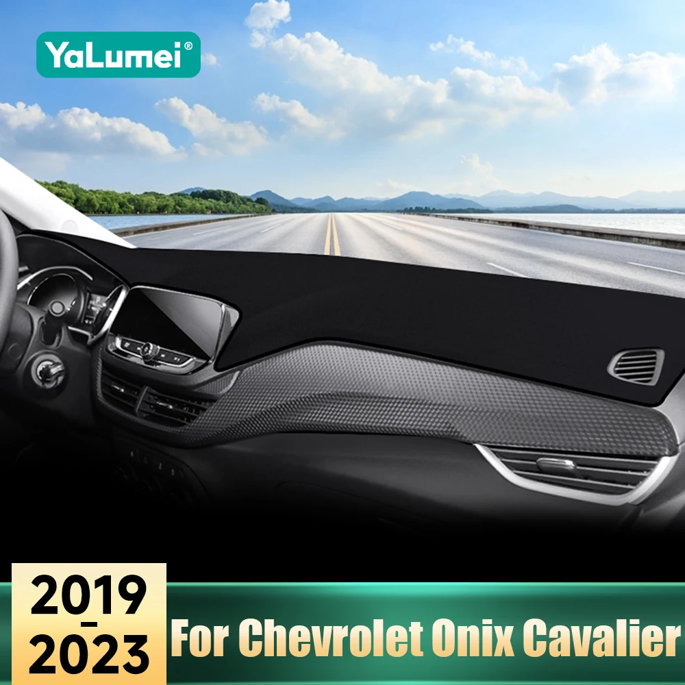 Für Chevrolet Onix Cavalier 2019 2020 2021 2022 2023 Auto Dashboard Abdeckung Instrument Panel Anti-Uv Matten Teppiche Vermeiden licht Pads Image