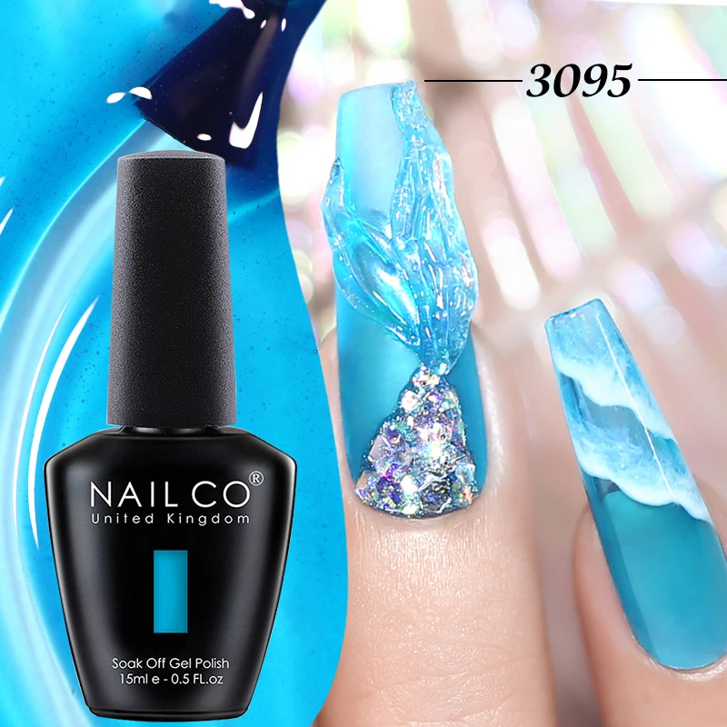 NailCO Jelly Nude Colors Hema TPO Free 15 ml Gel-Nagellack Nail Art Translucent Vernis Semi Permanent Soak Off UV LED Maniküre Image