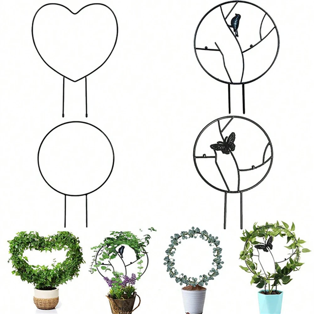 1PC Garten Pflanze Unterstützung Stake Stehen Reben Klettern Rack Blume Pflanze Spalier Unterstützung Rahmen Garten Dekor Image