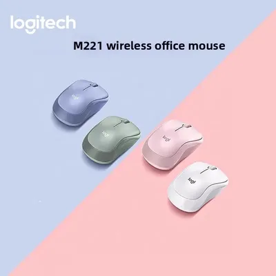 Logitech M221 Wireless Mute Mouse Büro Kompakte tragbare modische optische Maus