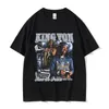 Rapper K-King Von Grafik T Shirt männer Hip Hop Gothic Mode Kurzarm T-shirts Übergroßen T-shirt Sommer Mode streetwear