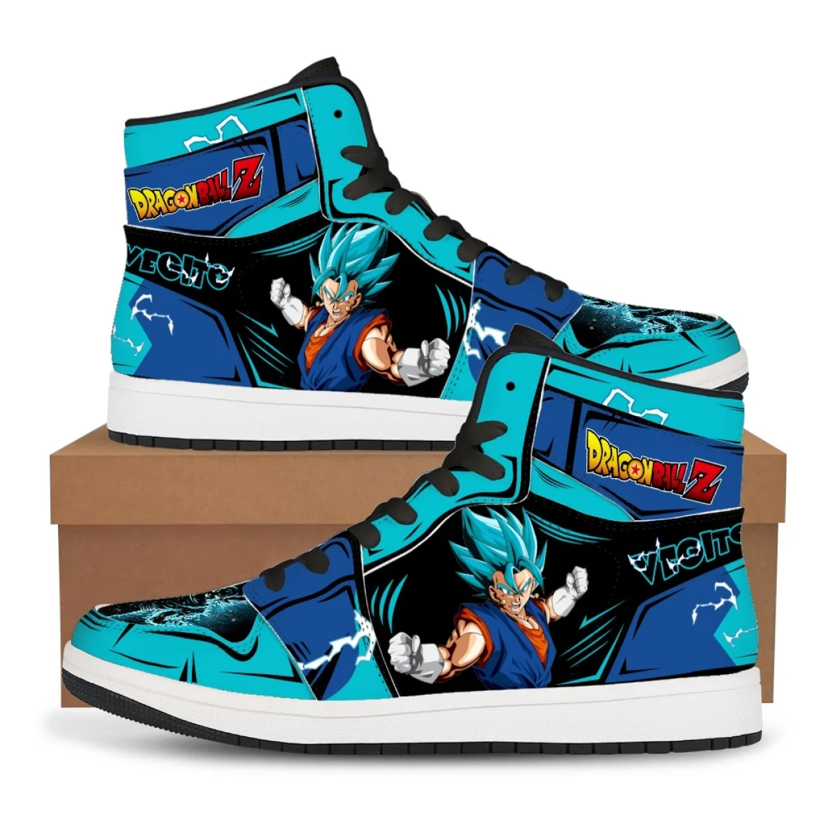 Dragon Ball Z Schuhe Super 2025, Goku Vegeta Sneakers, Basketballschuhe, Anime-Freizeitschuhe, individuelle Logo-Schuhe, Unisex-Geburtstagsgeschenk