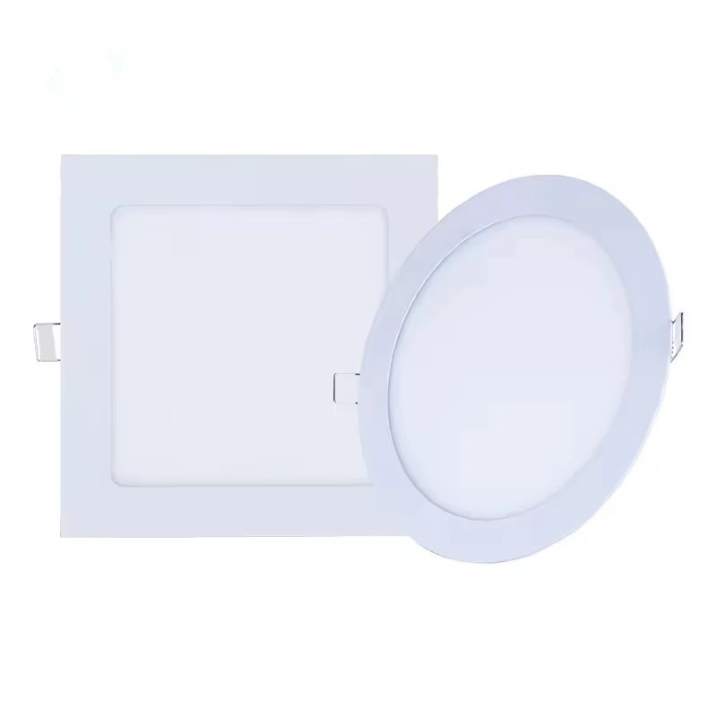 Ultradünnes LED-Downlight, 3 W, 4 W, 6 W, 9 W, 12 W, 25 W, runde/quadratische LED-Deckeneinbauleuchte, Downlights für den Innenbereich, LED-Spot-Lampe, AC85–265 V