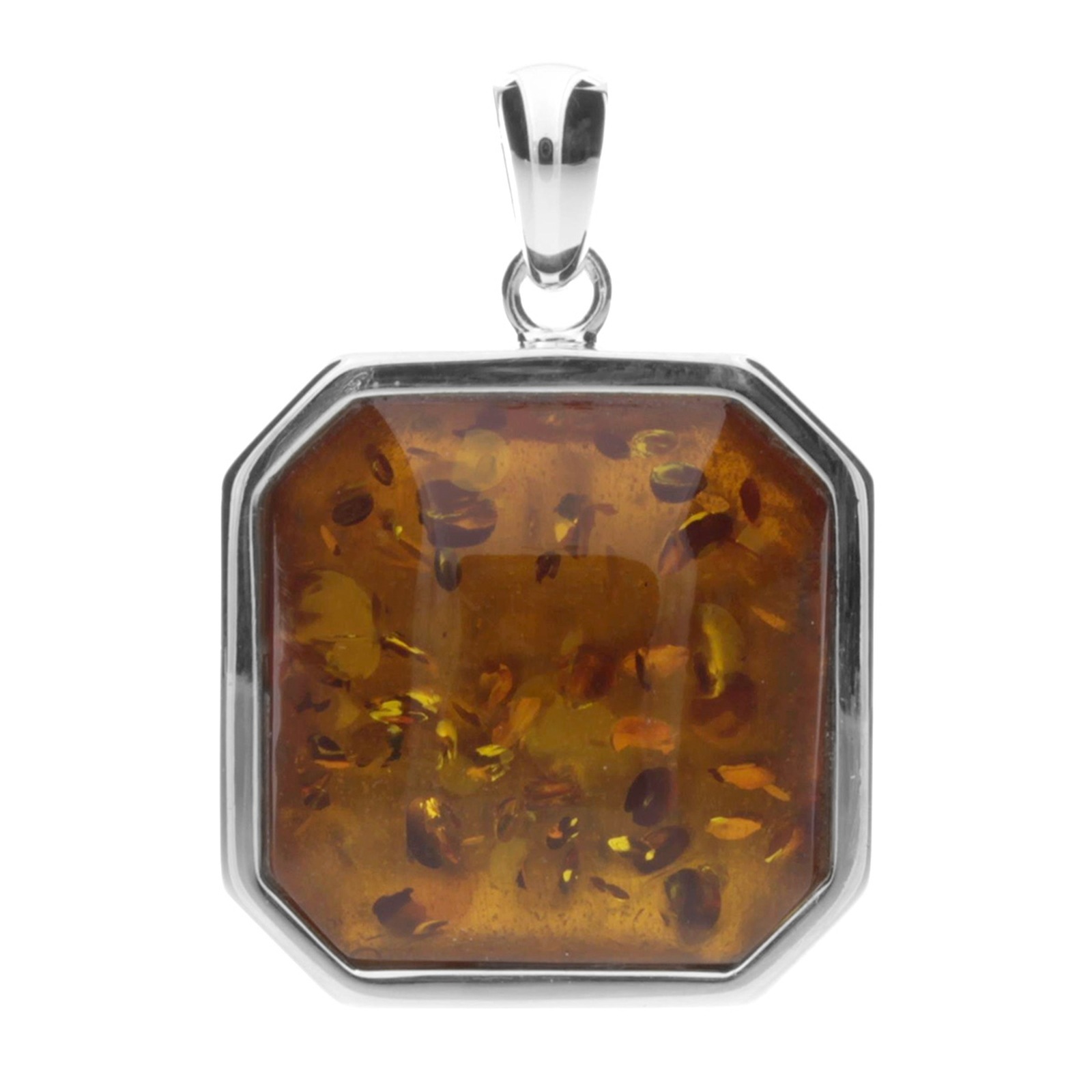 Kettenanhänger OSTSEE-SCHMUCK "Ostsee-Schmuck Anhänger Xenia Anhänger Xenia", weiß, Schmuckanhänger, Damen, 33x24mm, Silber 925 (Sterlingsilber), 8,9 g, Kettenanhänger