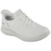 Sneaker SKECHERS "BOBS GEO LITE", Damen, Gr. 35, weiß, Textil, sportlich, Schuhe, Praxischuh, Freizeitschuh, Komfortschuh mit Slip-ins