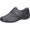 Klettschuh WALDLÄUFER "HENNI-Soft", Damen, Gr. 7 (40,5), blau (nachtblau), Nubukleder, Textil, klassisch, Schuhe, Halbschuh, Bequemschuh in Komfortweite H (= sehr weit), mit Orthotritt