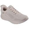 Slip-On Sneaker SKECHERS "BOBS SQUAD CHAOS-CURRENT MUSE", Damen, Gr. 38, beige (natur), Textil, sportlich, Schuhe, Freizeitschuh für Maschinenwäsche geeignet