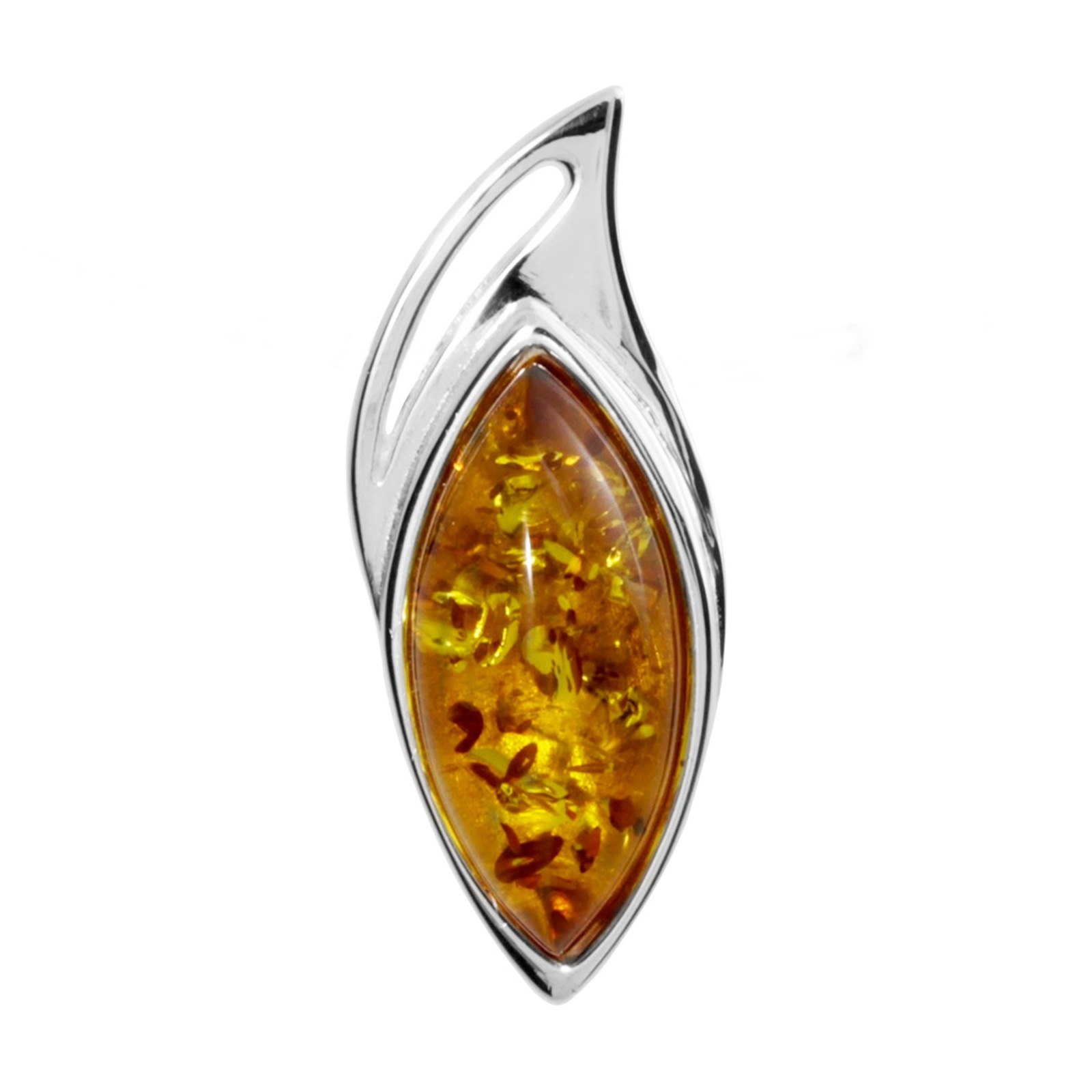 Kettenanhänger OSTSEE-SCHMUCK "Ostsee-Schmuck Anhänger Gleiter-Maie Anhänger Gleiter-Maie", weiß, Schmuckanhänger, Damen, 33x14mm, Silber 925 (Sterlingsilber), 5,9 g, Kettenanhänger