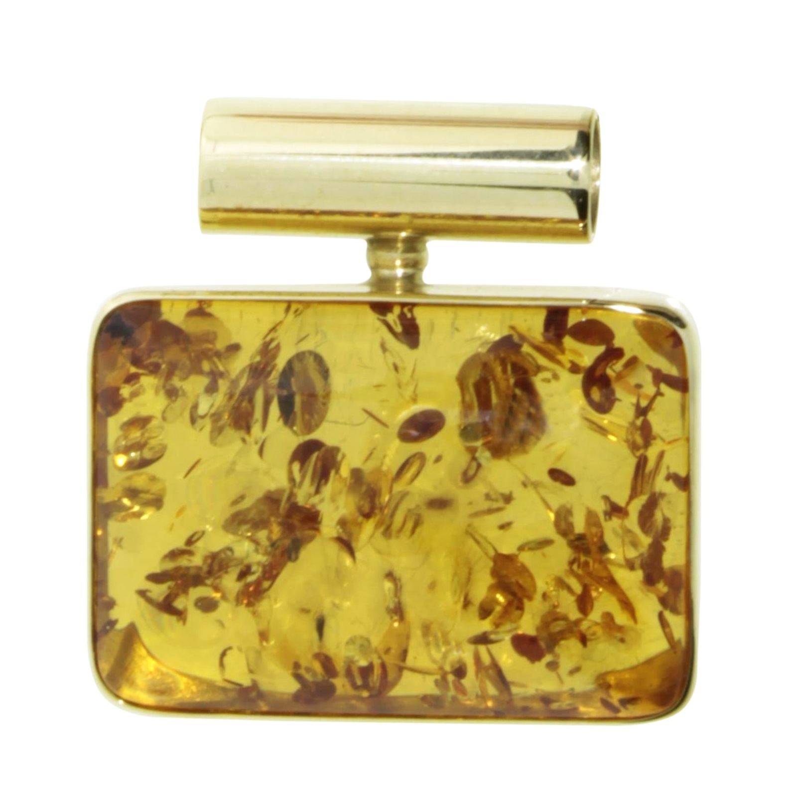 Kettenanhänger OSTSEE-SCHMUCK "Ostsee-Schmuck Anhänger Gleiter-Classic 21x14 mm", gelb, Schmuckanhänger, Damen, 22 x 22mm, Gelbgold 333, 3,7 g, Kettenanhänger