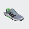 Trainingsschuh ADIDAS PERFORMANCE "DROPSET BASE .", Gr. 44,5, halo silber, lime burst, core schwarz, Textil, sportlich, Schuhe