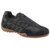 Slipper GEOX "U SNAKE ORIGINAL", Herren, Gr. 48, blau (navy), Veloursleder, Nubukleder, casual, Schuhe, Freizeitschuh, Sneaker mit Geox Spezial Membrane