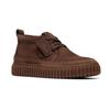 Sneaker CLARKS "Torhill Lace Hi", Herren, Gr. 42, braun (dunkelbraun), Nubukleder, casual, Schuhe, Desert Boots, Schnürboots mit Wechselfußbett