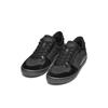 Sneaker GEOX "U ELVER", Herren, Gr. 39, schwarz, Synthetik, Textil, Leder, casual, Schuhe, Schnürschuh, Freizeitschuh mit Textilfutter