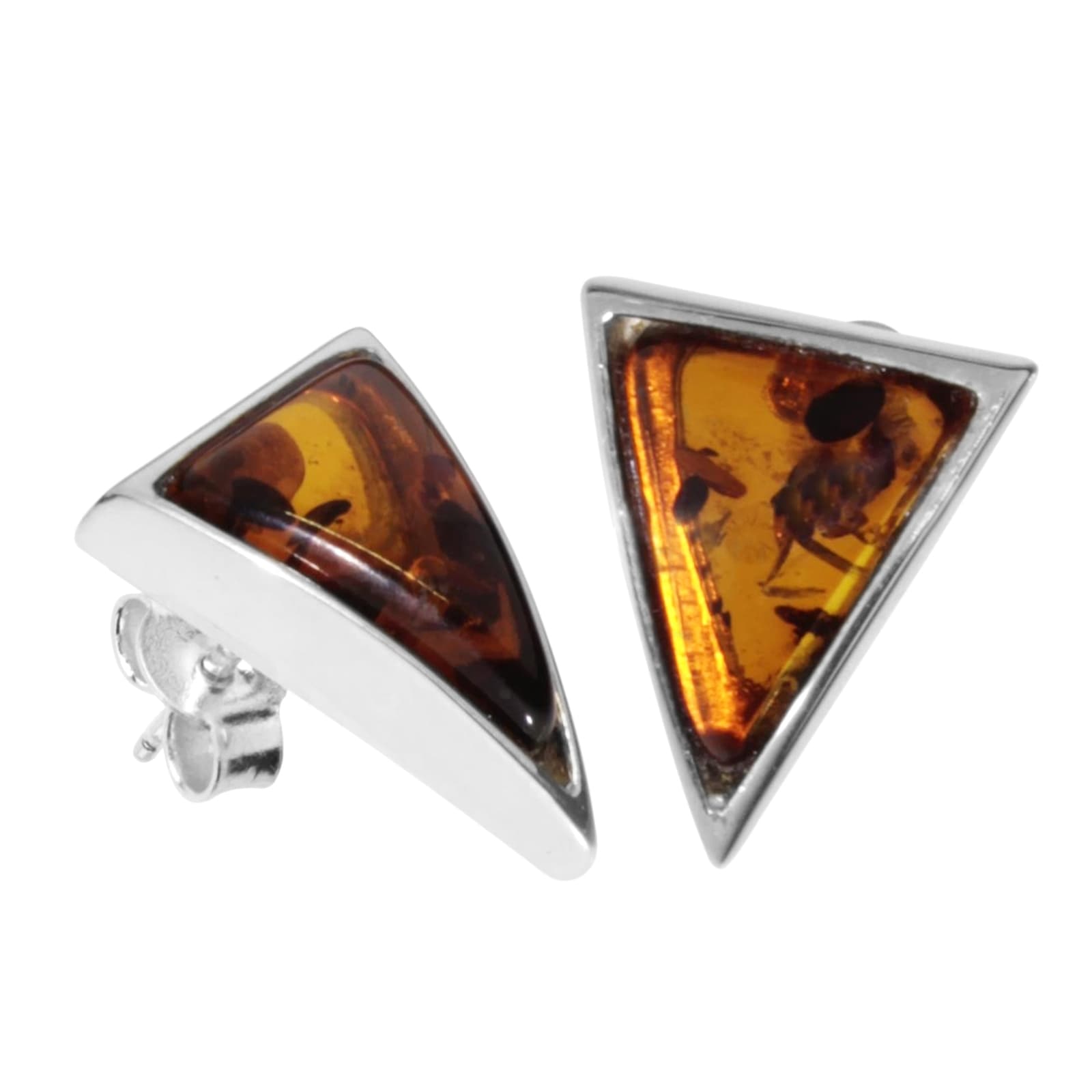 Paar Ohrstecker OSTSEE-SCHMUCK "Ostsee-Schmuck Ohrstecker Classic 17 x 14 mm", weiß, Ohrringe, Damen, 17 x 14mm, Silber 925 (Sterlingsilber)