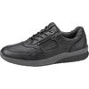Schnürschuh WALDLÄUFER "K-FABIAN", Herren, Gr. 8 (42), schwarz, Nappaleder, unifarben, casual, Schuhe, Sneaker, Komfortschuh, Halbschuh in Extraweite K für den kräftigen Fuß