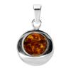 Ketten-Anhänger OSTSEE-SCHMUCK "Ostsee-Schmuck Anhänger Alina 12 mm Anhänger Alina 12 mm", weiß, Schmuckanhänger, Damen, 22 x 12mm, Silber 925 (Sterlingsilber), 2.1 g