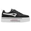 Sneaker KANGAROOS "KANGALIFT APEX", Gr. 41, schwarz-weiß (jet schwarz, weiß), Synthetik, sportlich, Schuhe