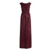 Overall VERA MONT "Vera Mont Jumpsuit im Glitzer-Look", Damen, Gr. 36, Normalgrößen, rot (rot, grau), Jersey, Obermaterial: 86% Polyamid, 9% Polyester metallisiert, 5% Elasthan. Futter: 100% Polyester., elegant, figurbetont, Rundhals, Overalls