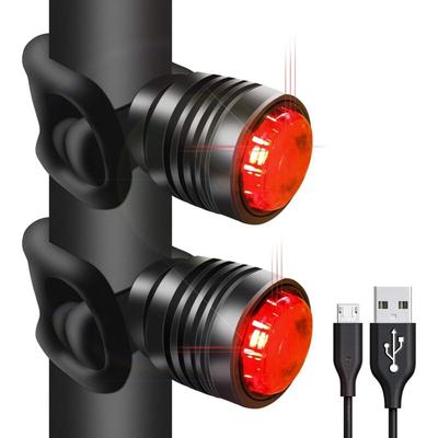 USB-wiederaufladbare Fahrrad-Rücklichter, LED-Rücklicht, 3 Lichtmodi, geeignet für Mountainbikes, Image