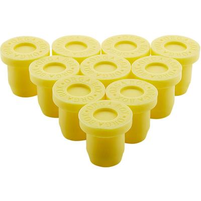 10er Set Orga-box Silikonfüße für 10,5 mm Bohrloch hellgelb Image
