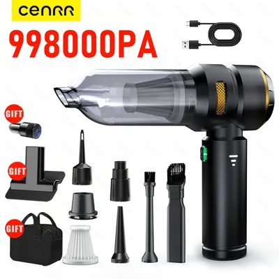 Cenrr Auto Staubsauger 998000pa Handheld drahtlose leistungs starke tragbare Staubsauger Haushalts gerät Reinigungs maschine Auto Reiniger Image