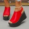 Wedges Women's Sandals Super High Heels Fashion Shoes Summer Slippers 2025 Platform Slides New Trend Dress Mujer De Sandalias