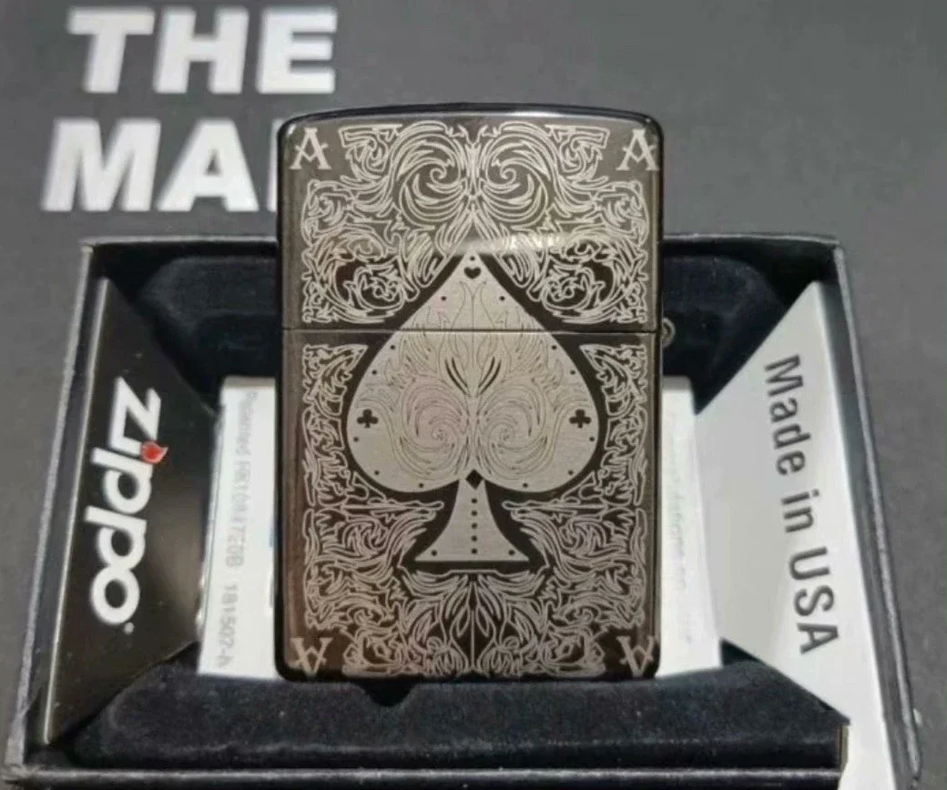 Zippo Feuerzeug Ace of Spades Windproof Collection im Karton Image