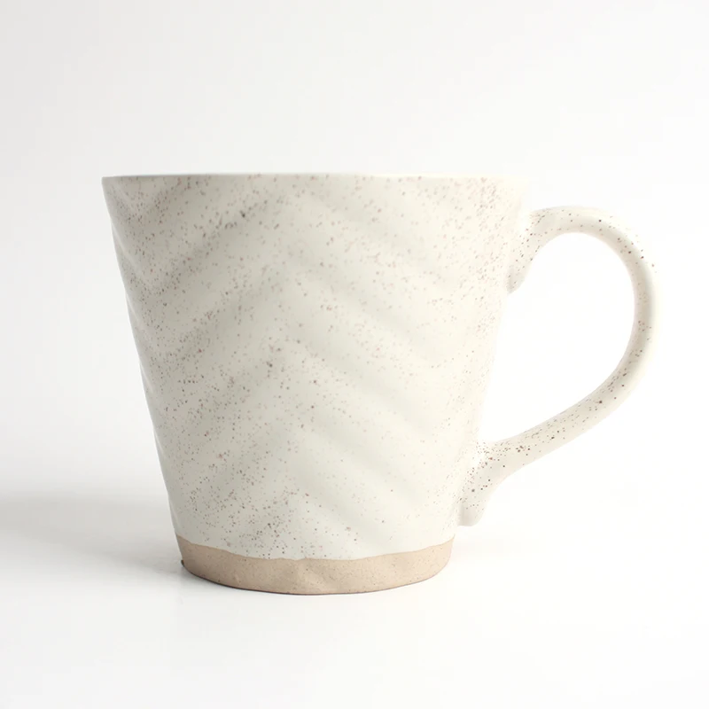 Hochwertige 14-Unzen-Keramiktasse, Sesamglasur, mattes Finish, elegantes, langlebiges Design, perfekt für Kaffee, Milch, Tee, Heimbüro, moderne Tasse Image
